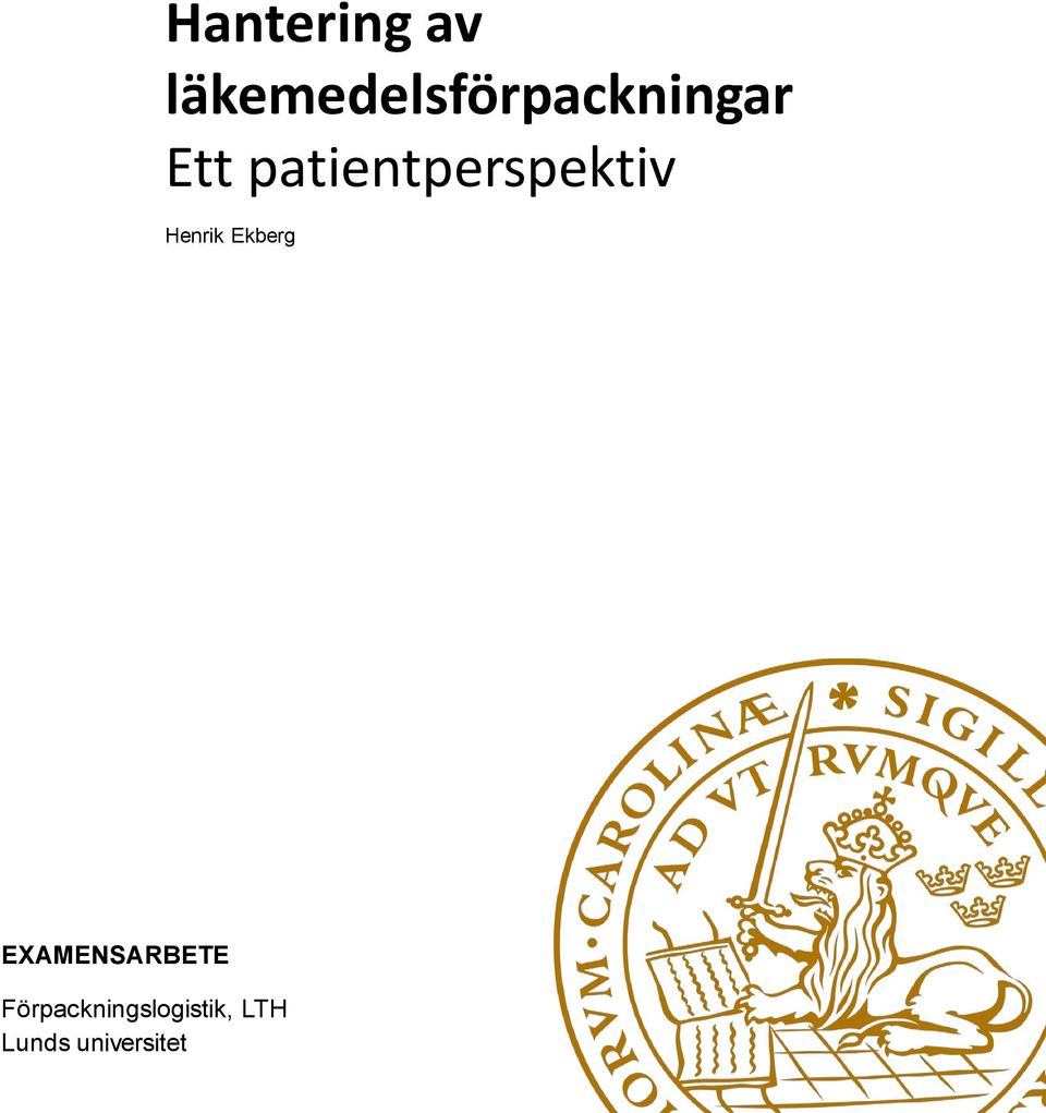 patientperspektiv Henrik Ekberg