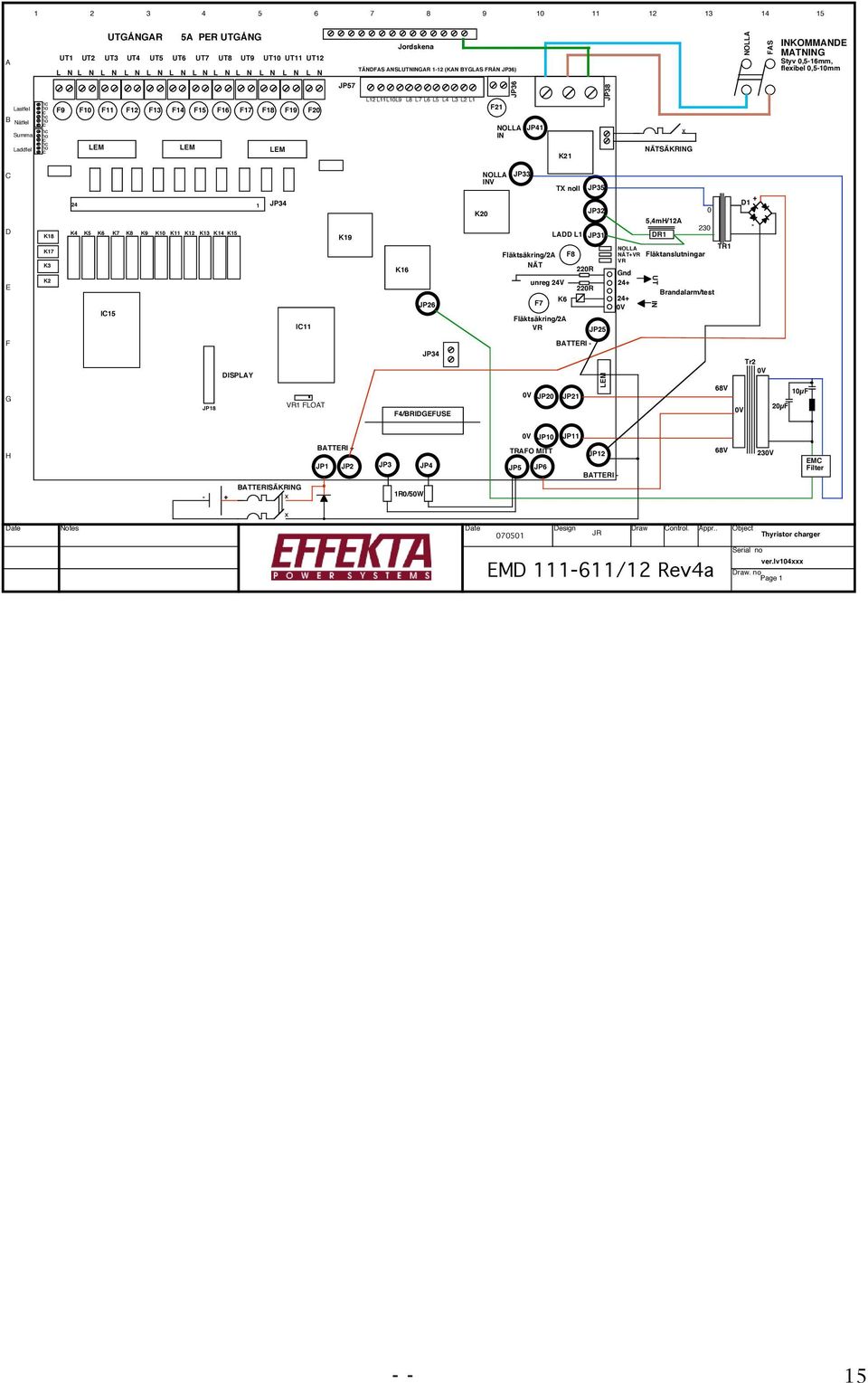 LEM F20 JP57 L12 L11L10L9 L8 L7 L6 L5 L4 L3 L2 L1 F21 JP36 NOLLA IN JP41 K21 JP38 x NÄTSÄKRING C D E K18 K17 K3 K2 24 1 K4 K5 K6 K7 K8 K9 K10 K11 K12 K13 K14 K15 IC15 JP34 IC11 K19 K16 JP26 K20 NOLLA