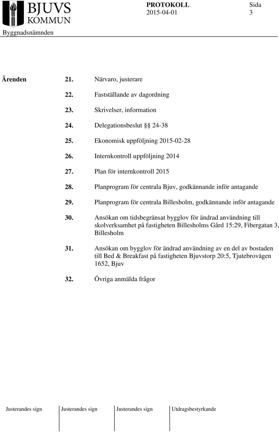 Planprogram för centrala Billesholm, godkännande inför antagande 30.