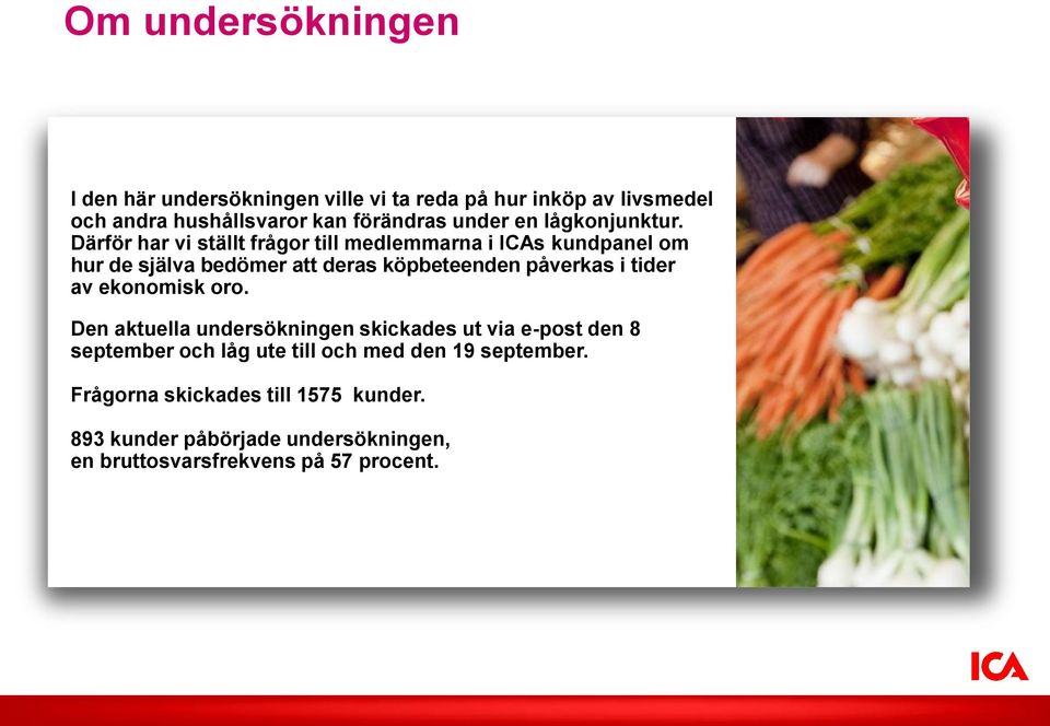 Därför har vi ställt frågor till medlemmarna i ICAs kundpanel om hur de själva bedömer att deras köpbeteenden påverkas i tider