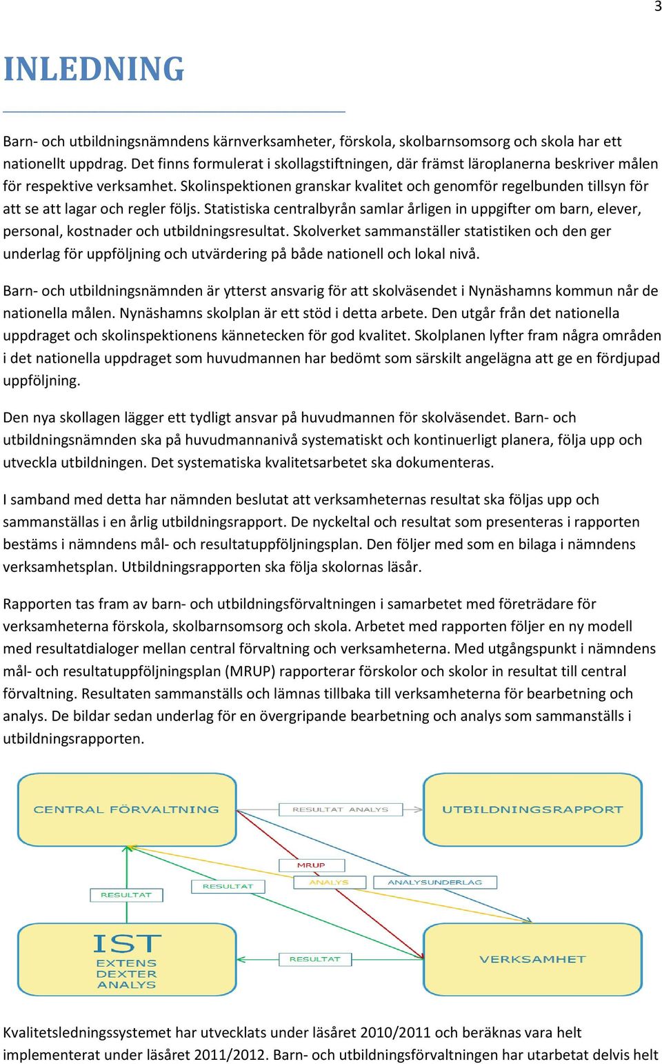 Skolinspektionen granskar kvalitet och genomför regelbunden tillsyn för att se att lagar och regler följs.