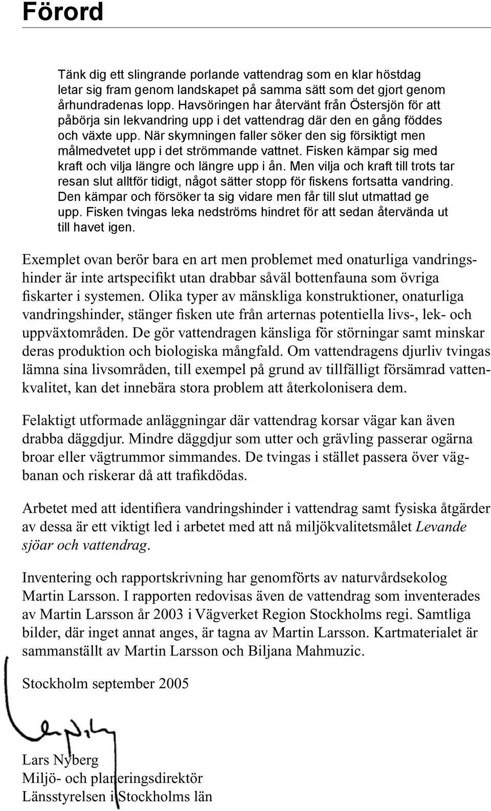 När skymningen faller söker den sig försiktigt men målmedvetet upp i det strömmande vattnet. Fisken kämpar sig med kraft och vilja längre och längre upp i ån.