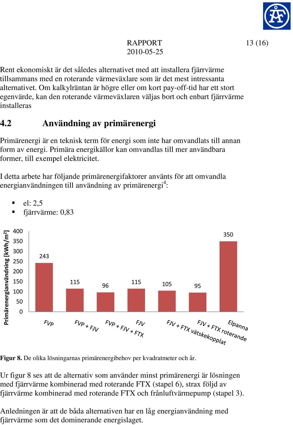 2 Användning av primärenergi Primärenergi är en teknisk term för energi som inte har omvandlats till annan form av energi.