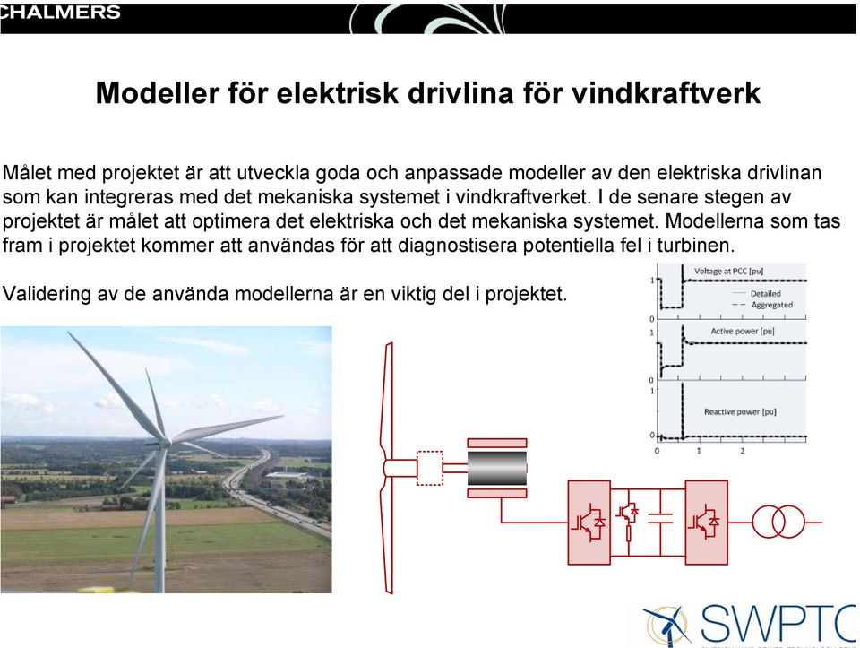 I de senare stegen av projektet är målet att optimera det elektriska och det mekaniska systemet.