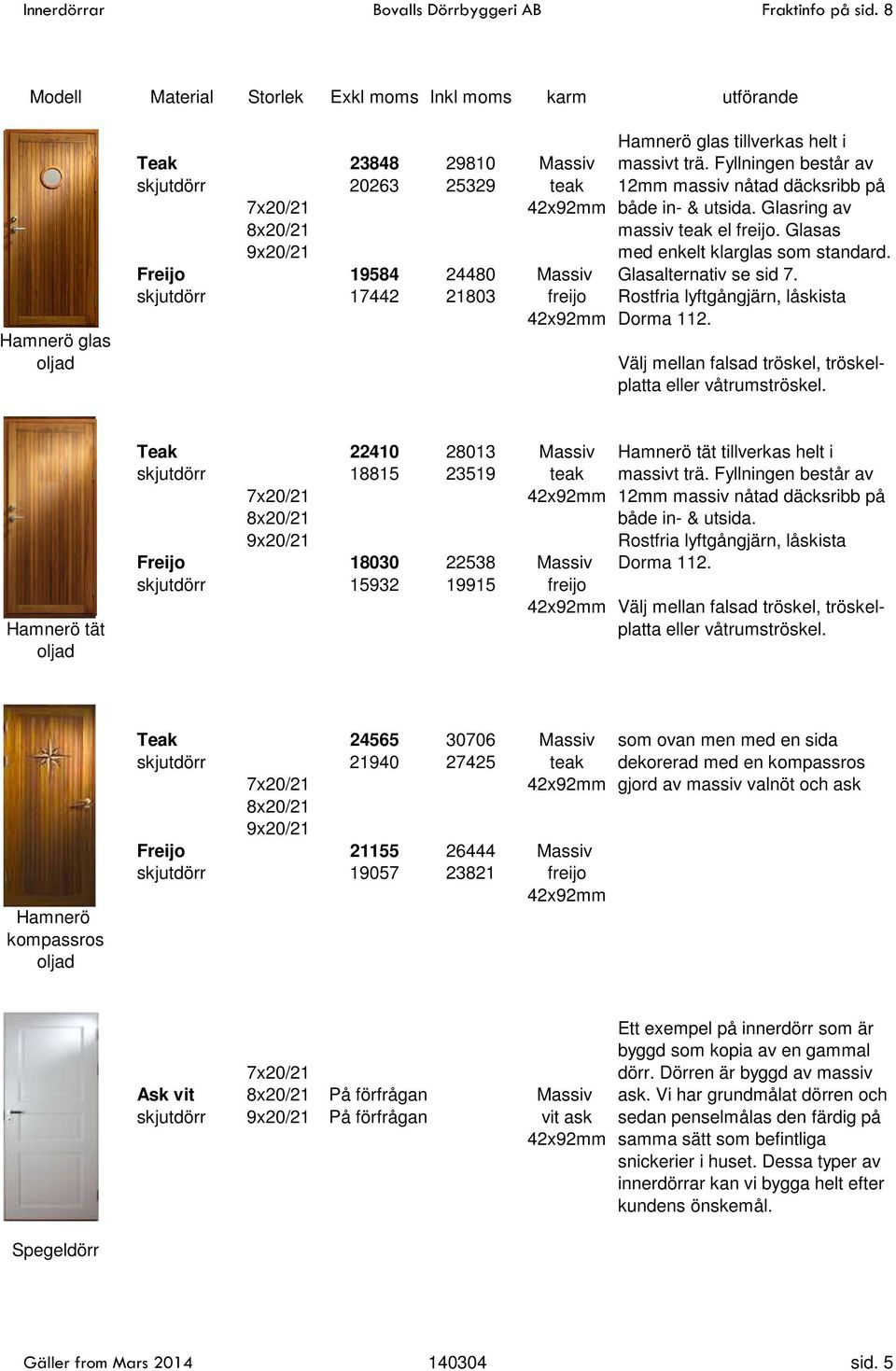 skjutdörr 17442 21803 freijo Rostfria lyftgångjärn, låskista 42x92mm Dorma 112.