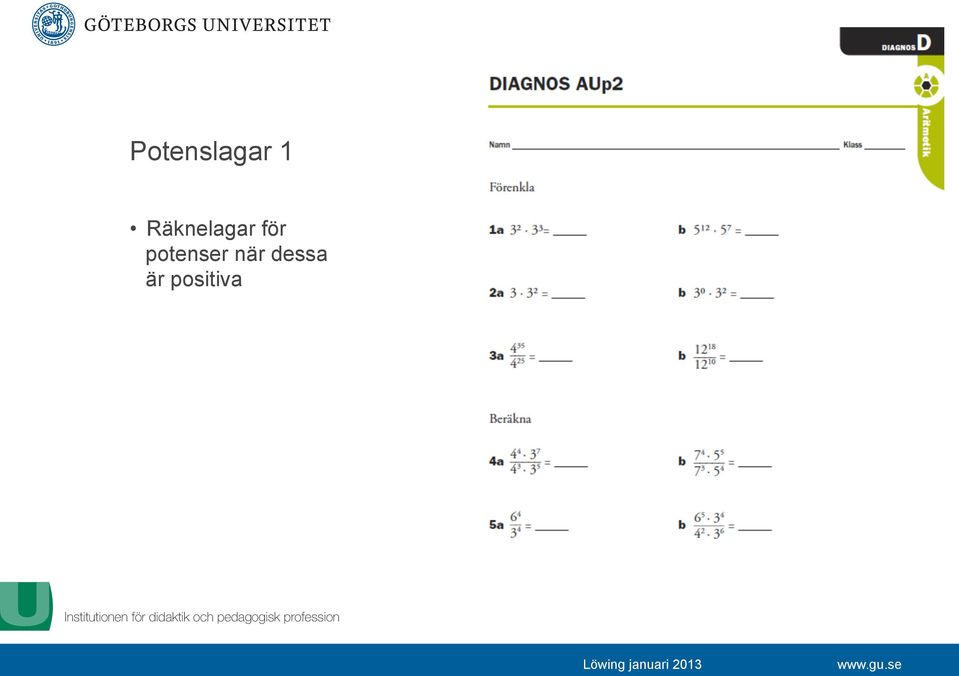 potenser när