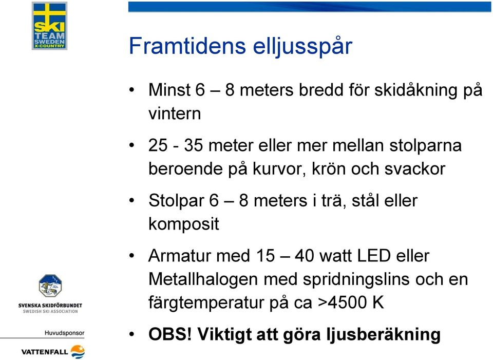 i trä, stål eller komposit Armatur med 15 40 watt LED eller Metallhalogen med