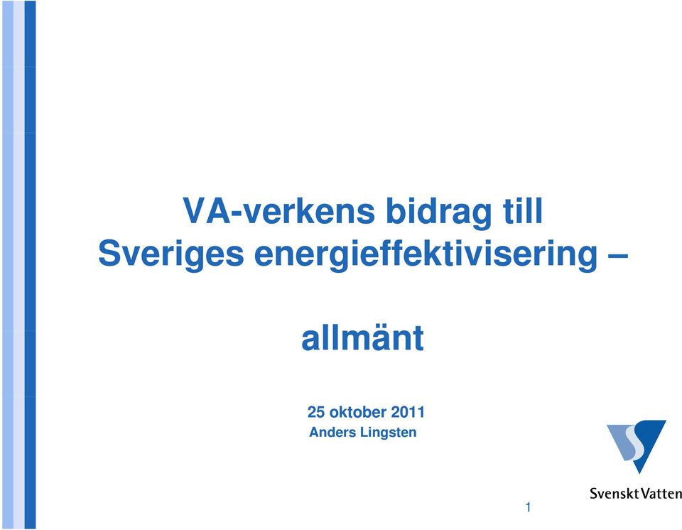 energieffektivisering