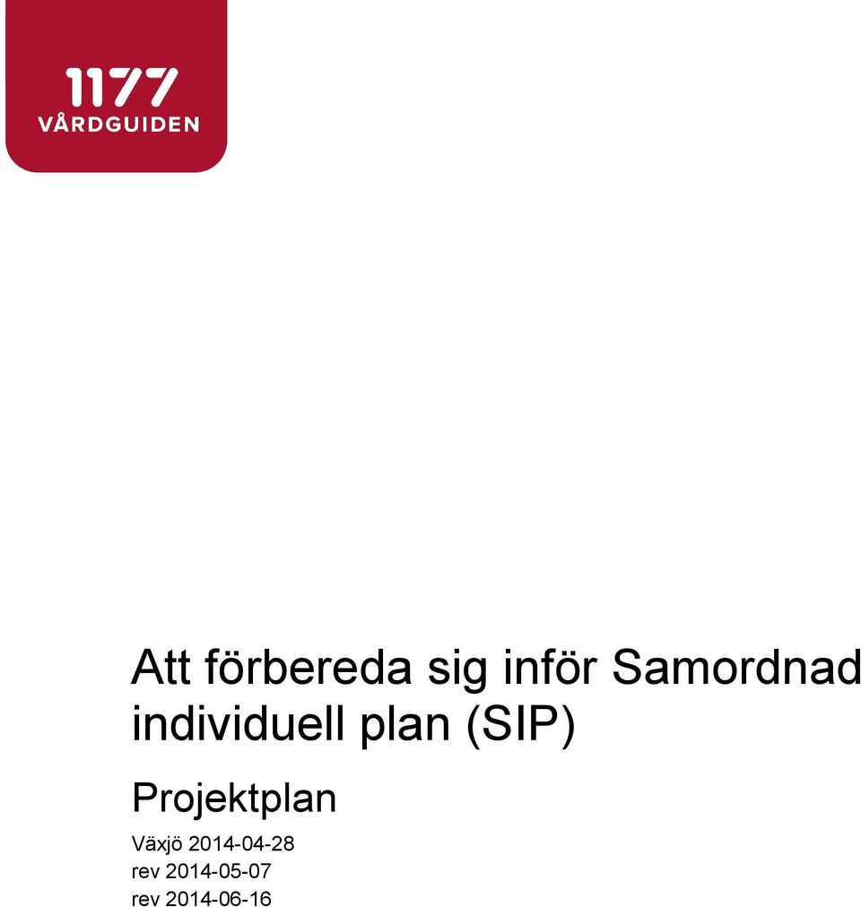 (SIP) Projektplan Väjö