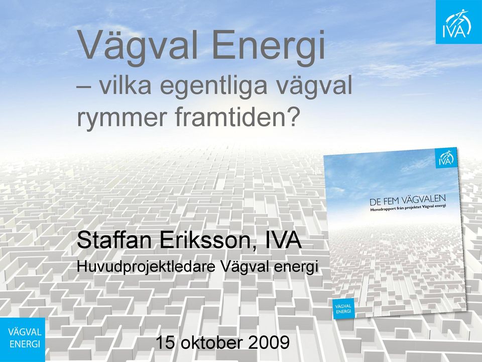 Staffan Eriksson, IVA