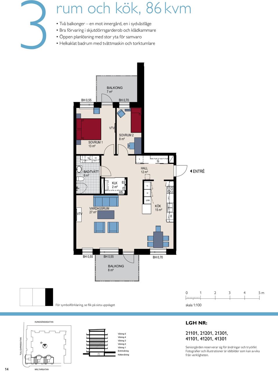 Med reservation för eventuella förändringar och tryckfel MÄTARATA MÄTARATA BAO ör symbolförklaring, se flik på sista uppslaget 2 1 Våning 3 Våning ällarvåning 2 ällarvåning SAA 1:100 SAA 1:100 BR