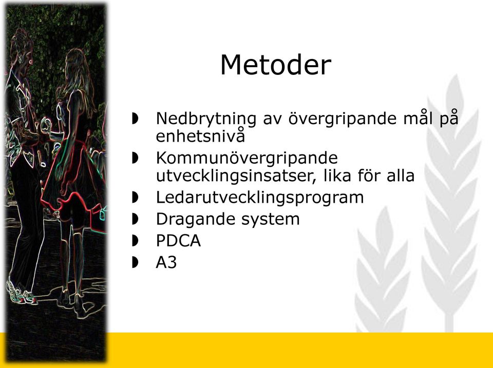 utvecklingsinsatser, lika för alla