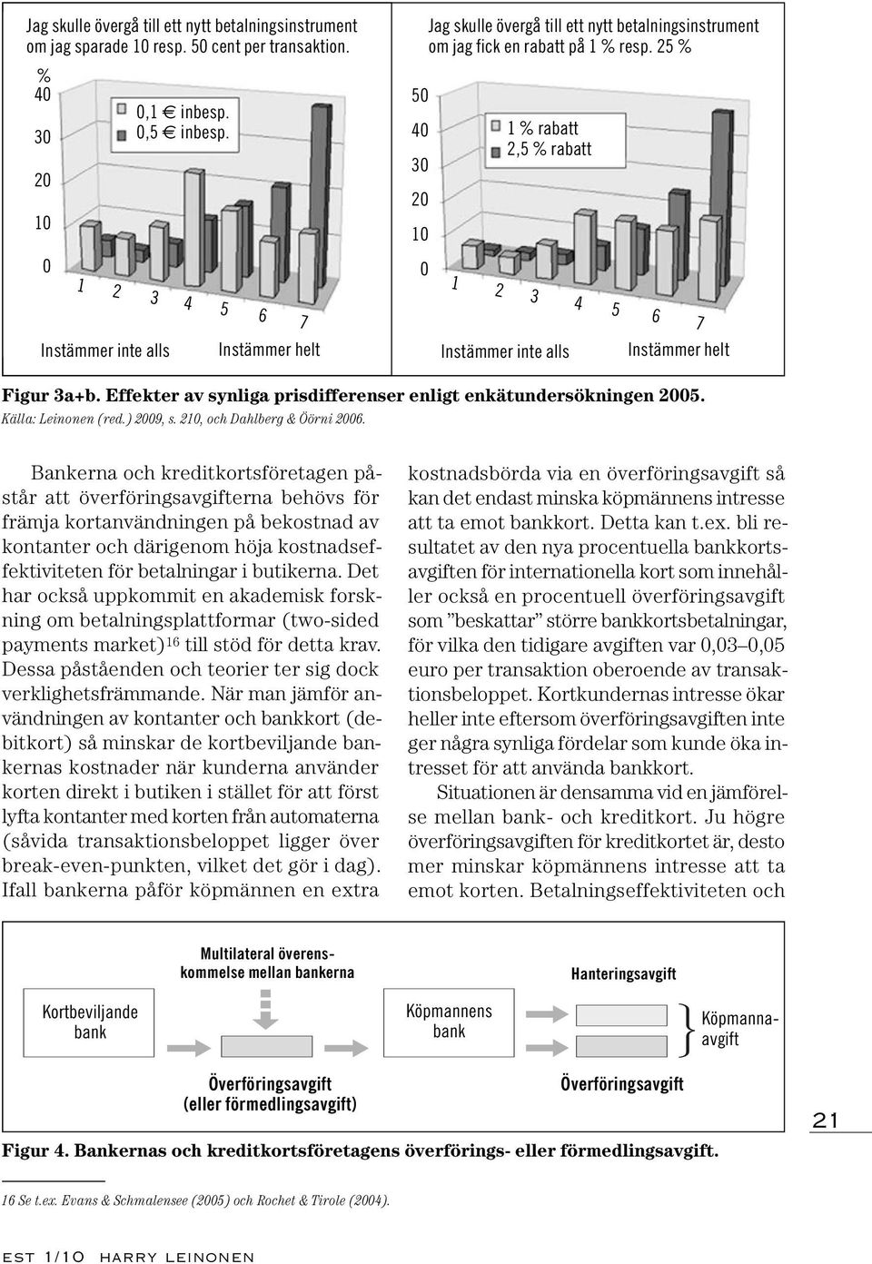40 1 % rabatt 2,5 % rabatt 30 20 10 0 1 2 3 4 5 6 7 Instämmer inte alls Instämmer helt Instämmer inte alls Instämmer helt Figur 3a+b.