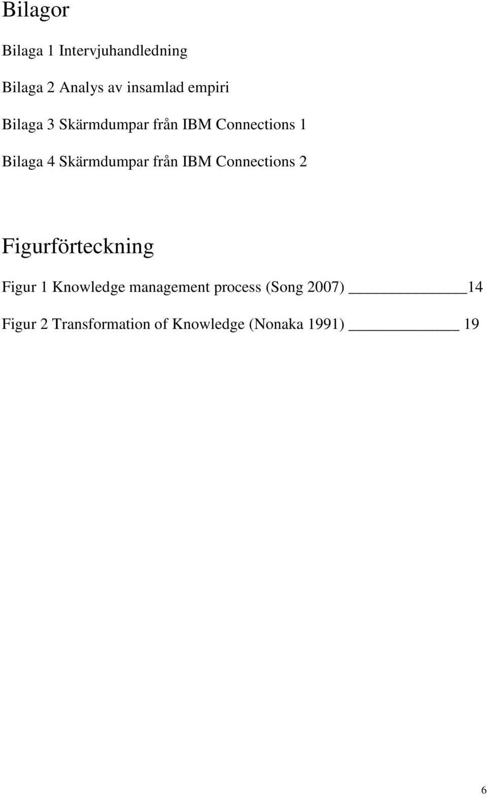 Skärmdumpar från IBM Connections 2 Figurförteckning Figur 1 Knowledge