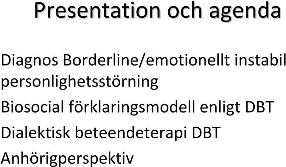 personlighetsstörning Biosocial