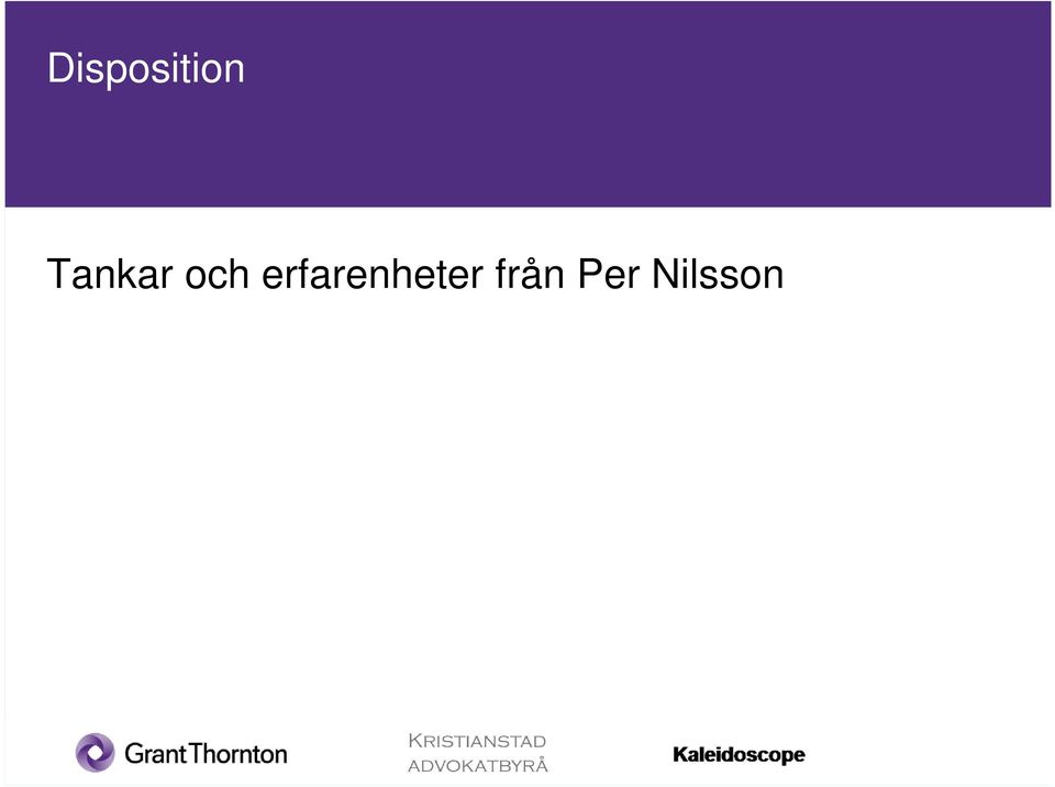 erfarenheter