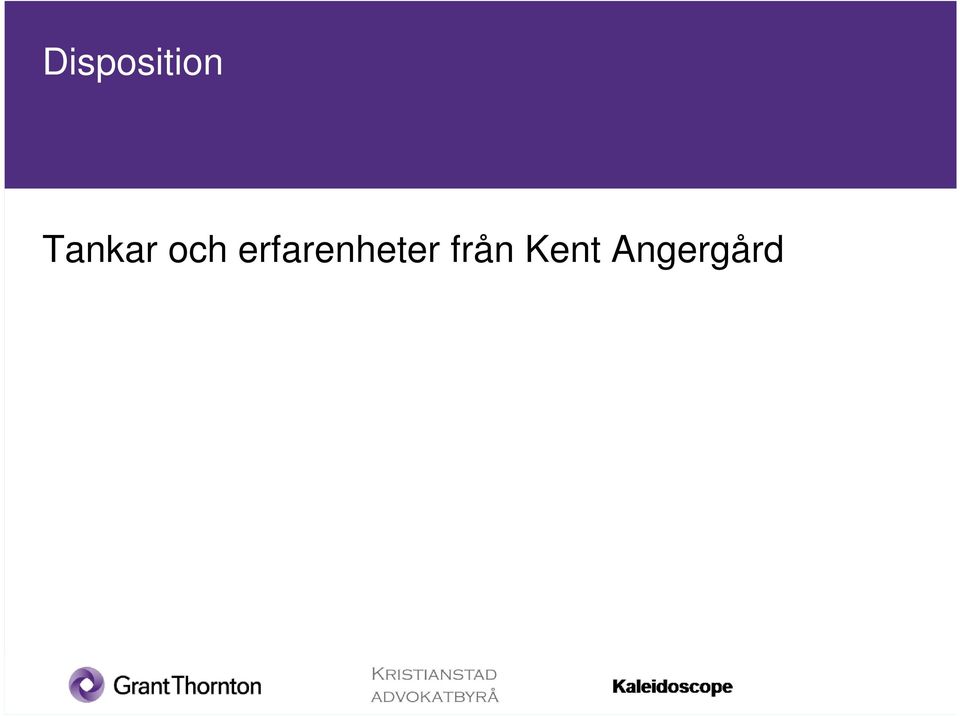 erfarenheter
