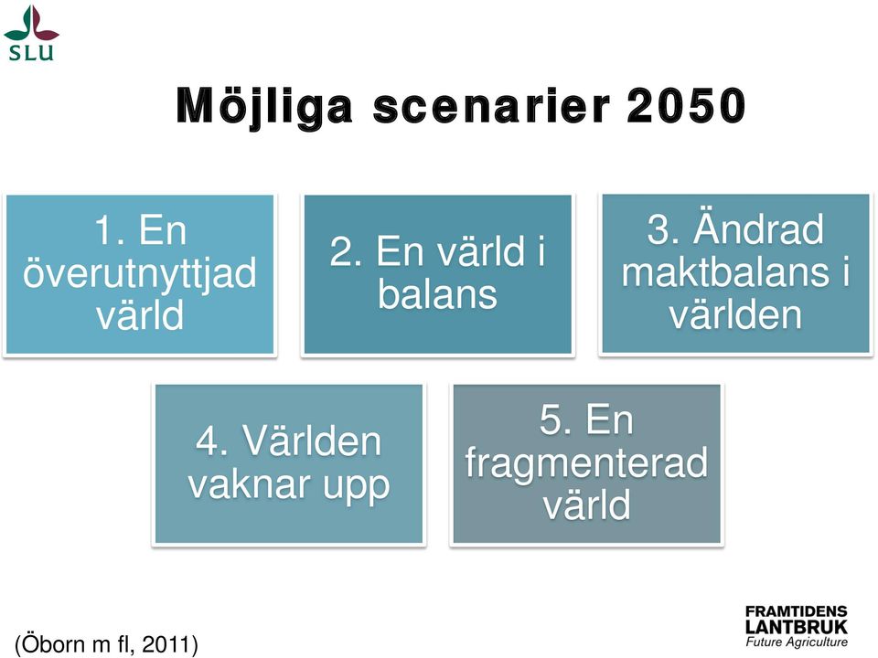 En värld i balans 3.