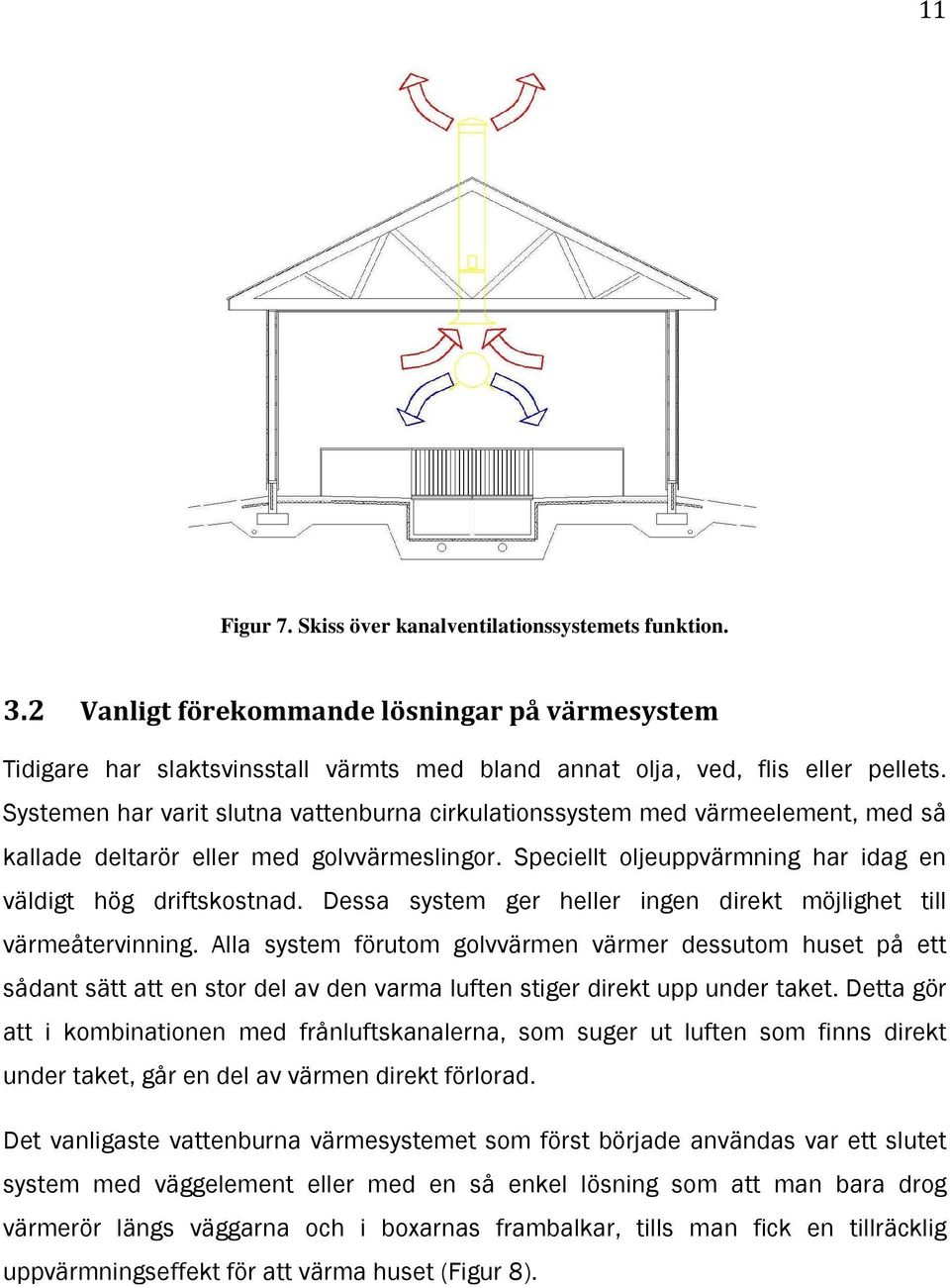 Dessa system ger heller ingen direkt möjlighet till värmeåtervinning.