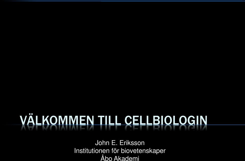 Eriksson Institutionen