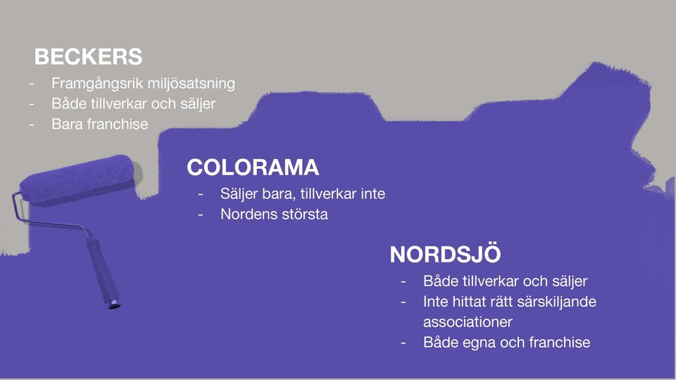 inte Nordens största NORDSJÖ - Både tillverkar och säljer