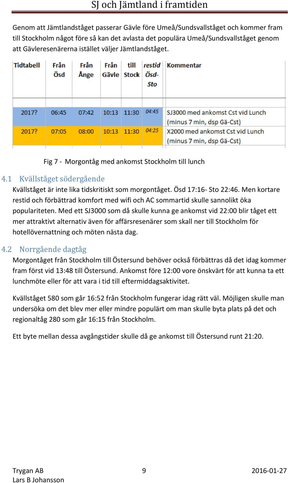 Men kortare restid och förbättrad komfort med wifi och AC sommartid skulle sannolikt öka populariteten.