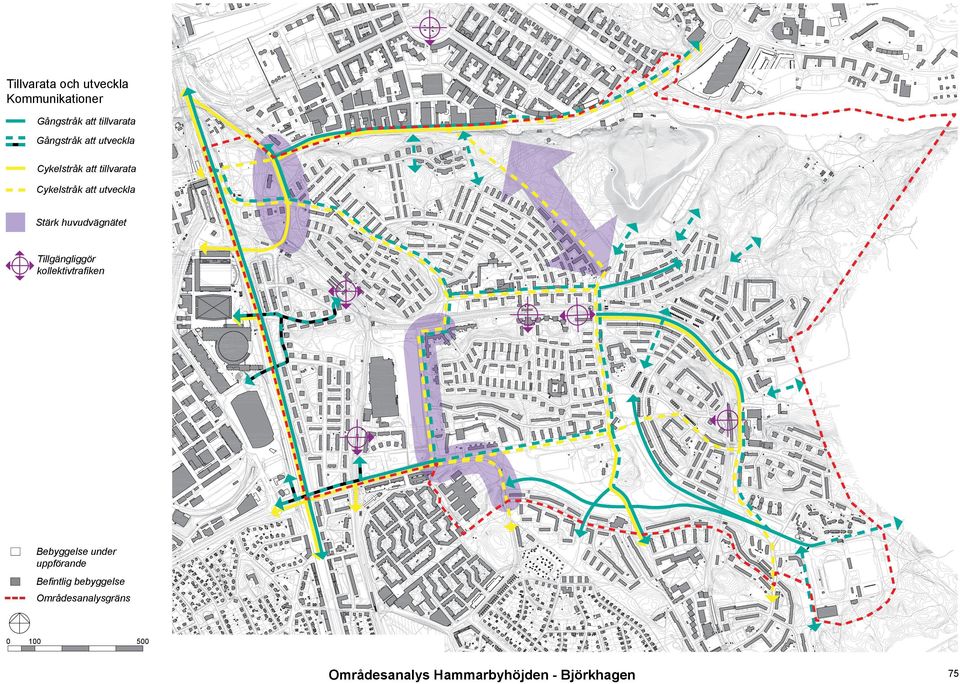 utveckla Stärk huvudvägnätet Tillgängliggör kollektivtrafiken