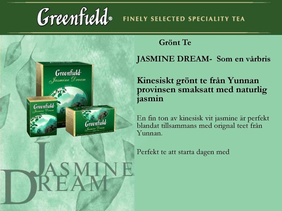 ton av kinesisk vit jasmine är perfekt blandat tillsammans