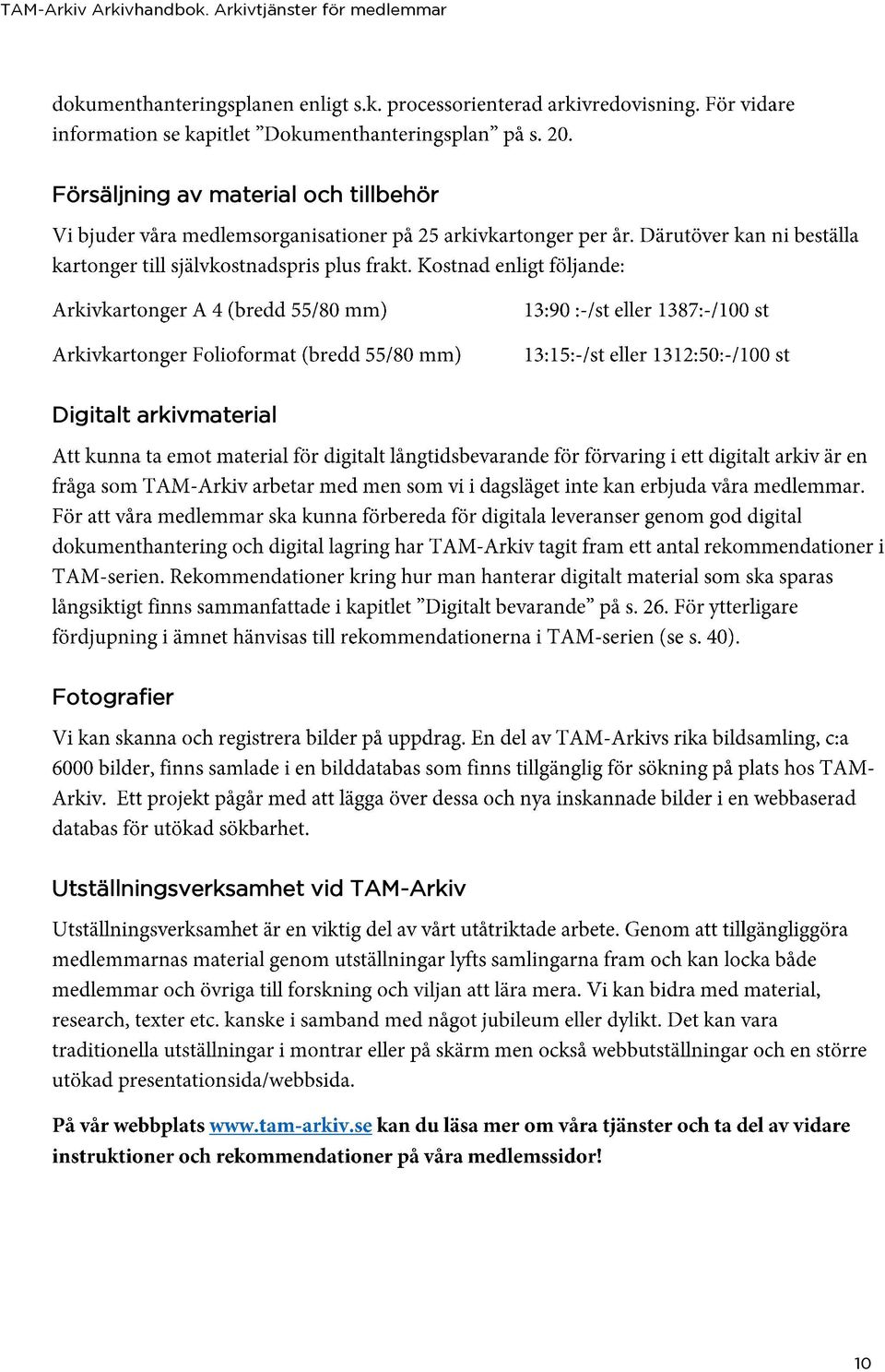av material och tillbehör Digitalt