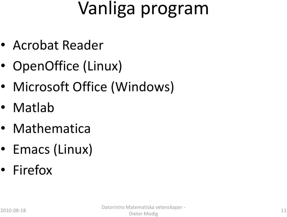 Office (Windows) Matlab