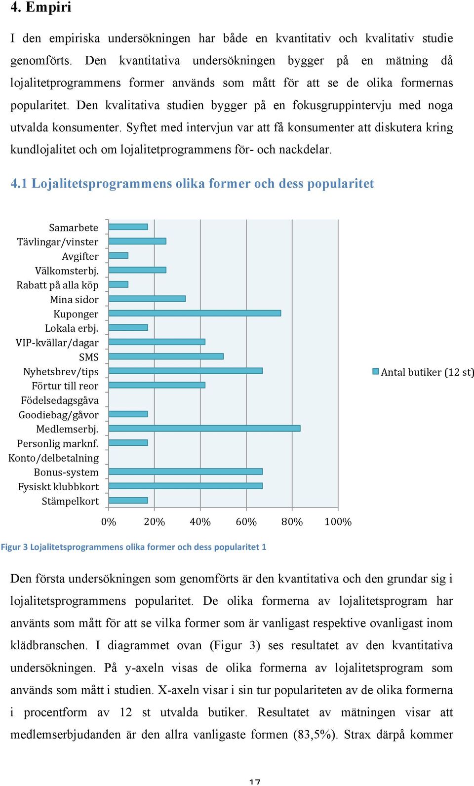 Den kvalitativa studien bygger på en fokusgruppintervju med noga utvalda konsumenter.