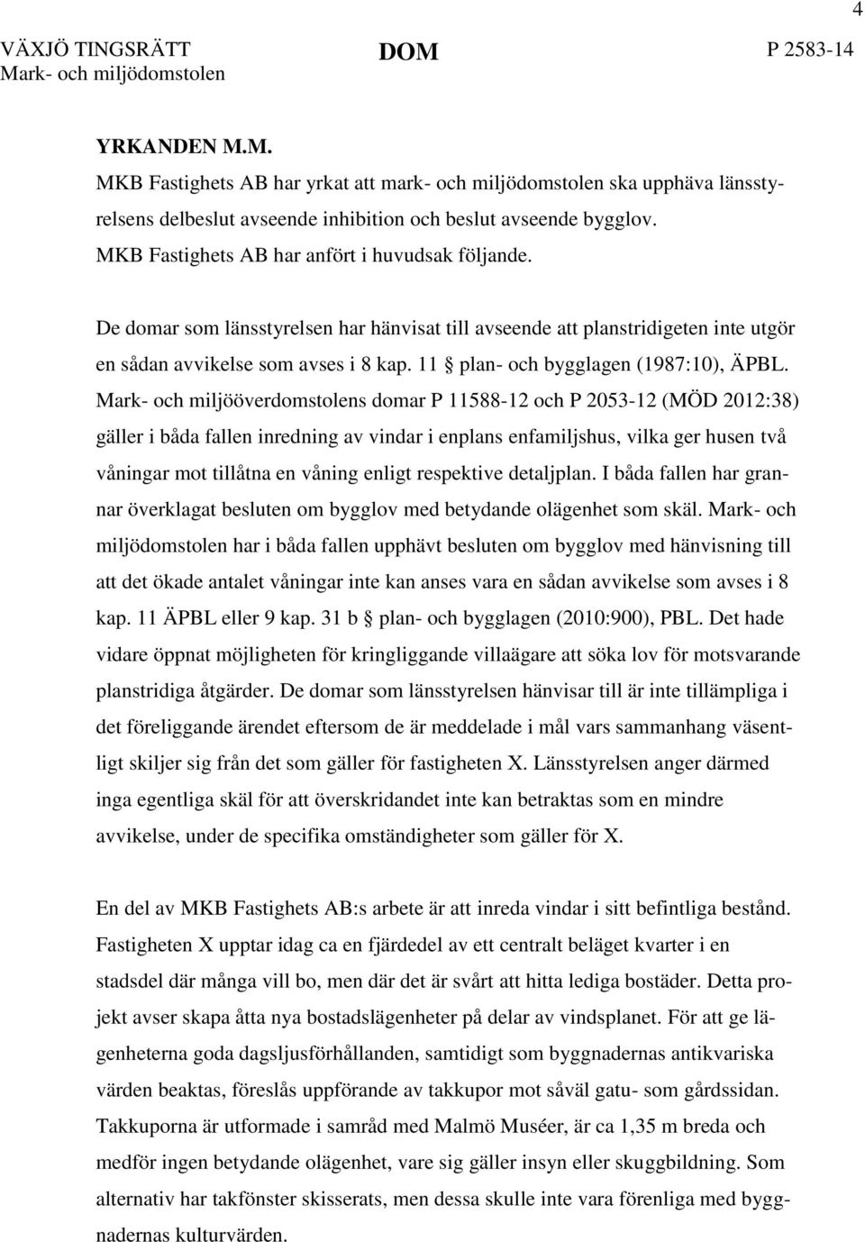 11 plan- och bygglagen (1987:10), ÄPBL.