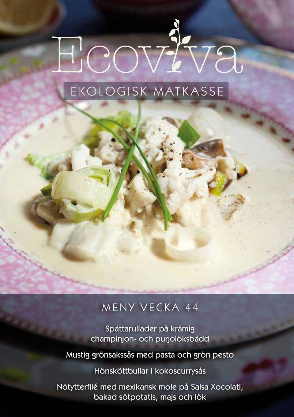 och grön pesto Hönsköttbullar i kokoscurrysås Nötytterfilé
