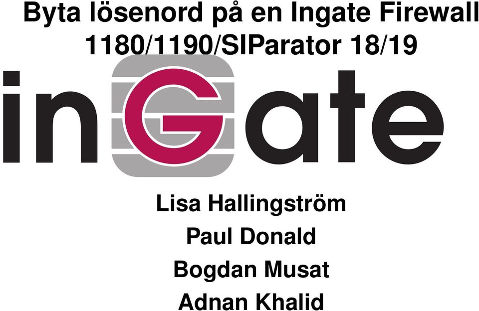 18/19 Lisa Hallingström Paul