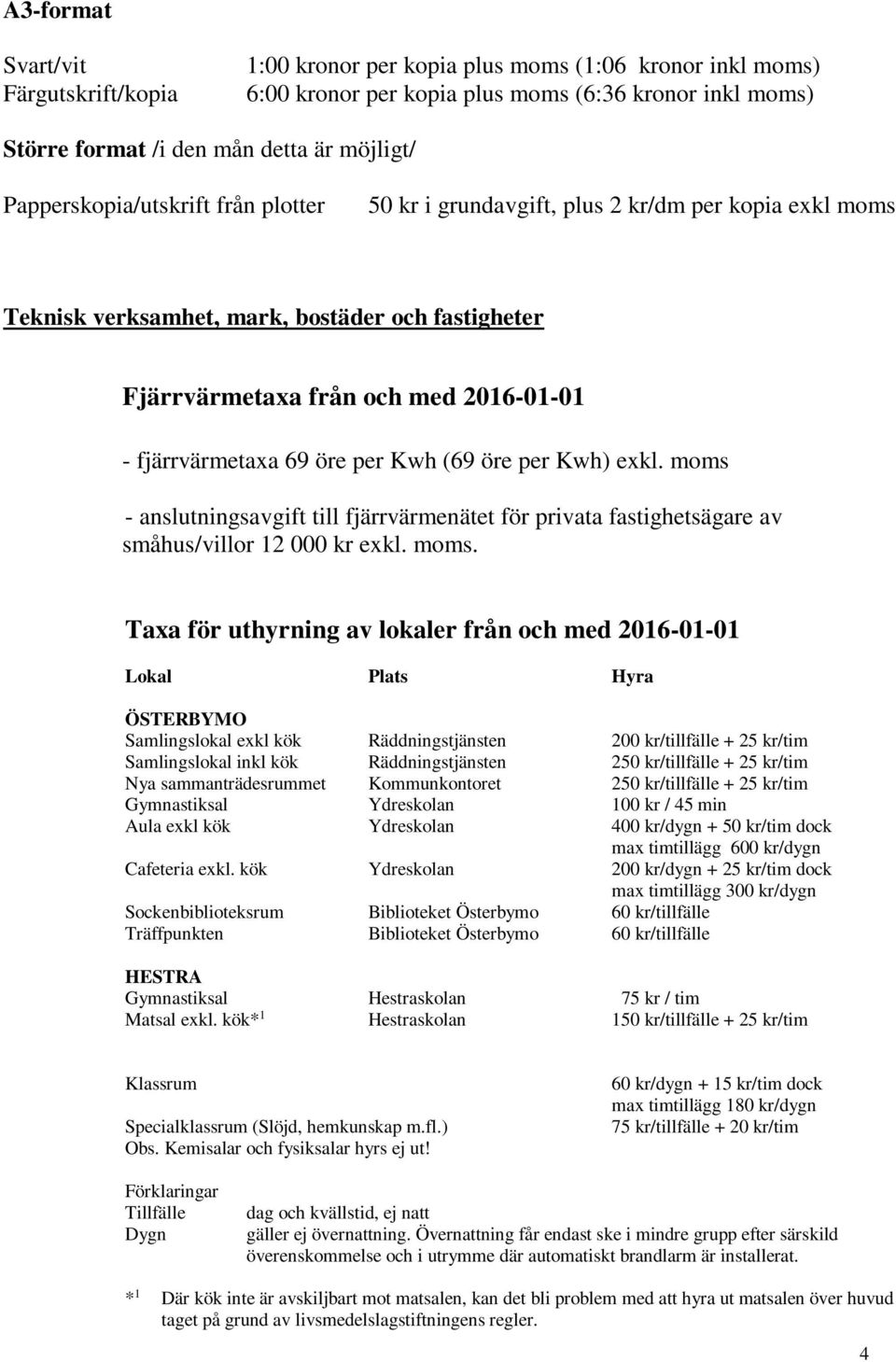 öre per Kwh (69 öre per Kwh) exkl. moms 