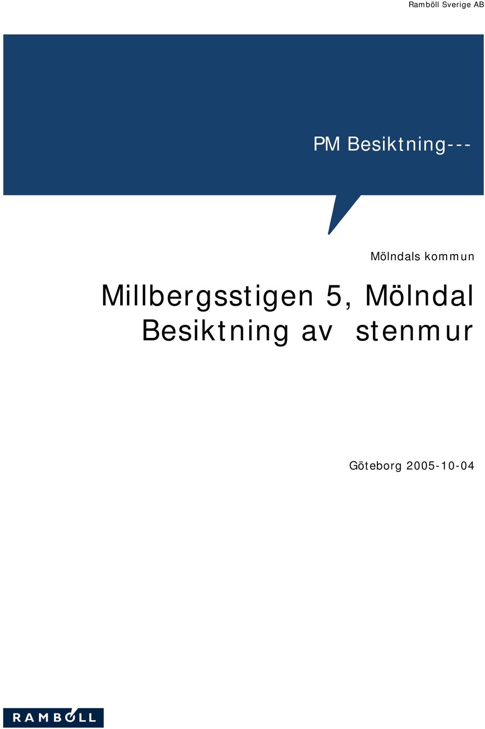 kommun Millbergsstigen