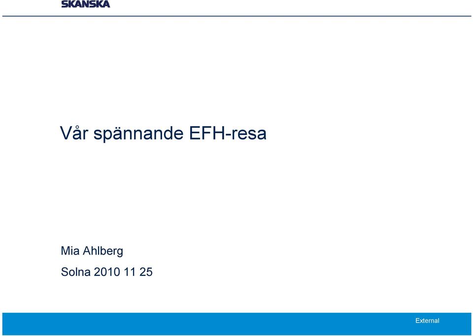 Vår spännande EFH-resa - PDF Free Download