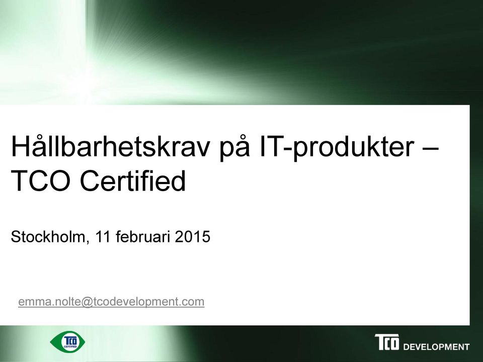Certified Stockholm, 11