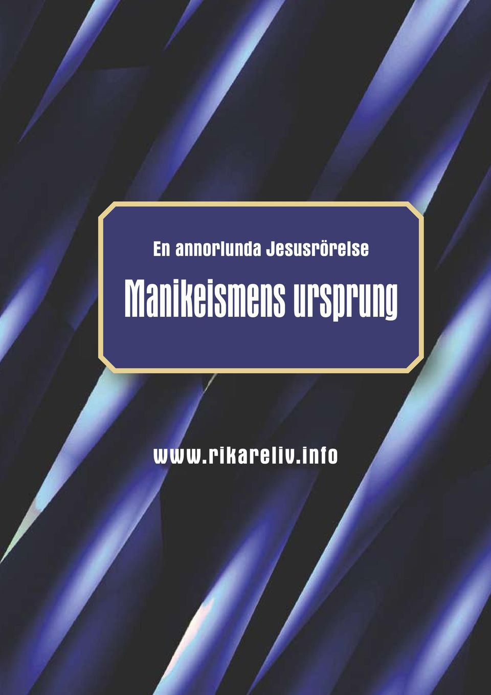 Manikeismens ursprung