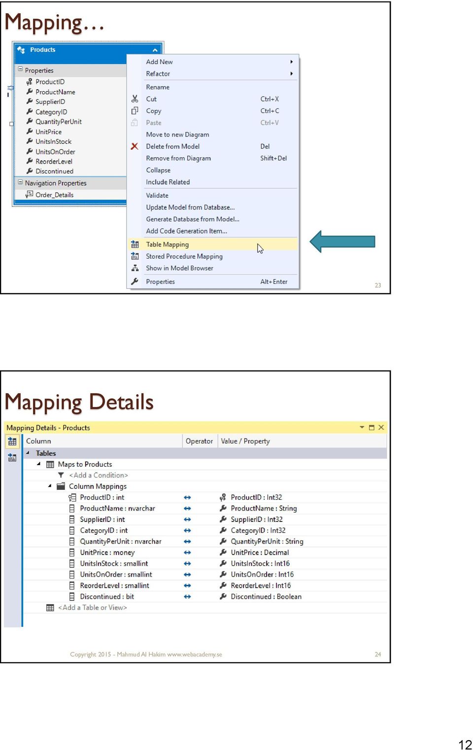 se 23 Mapping Details Copyright