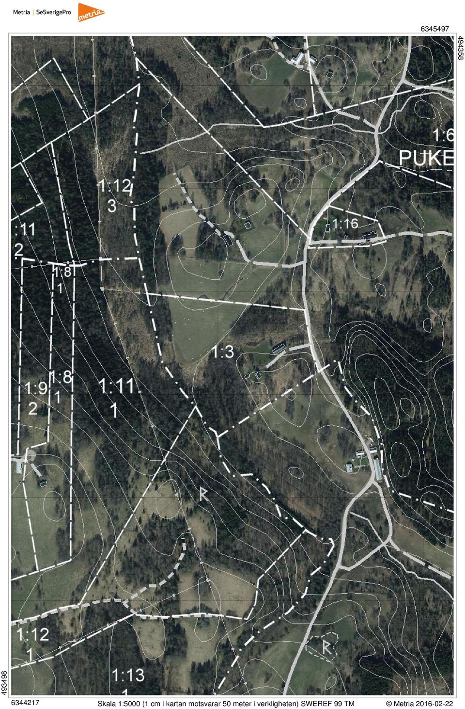 motsvarar 50 meter i