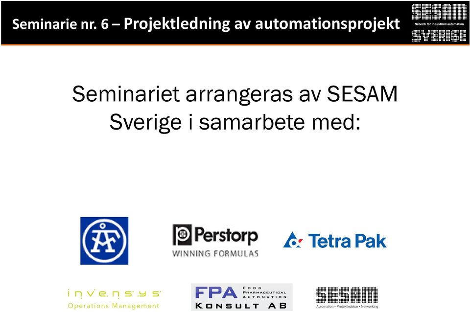 automationsprojekt Seminariet