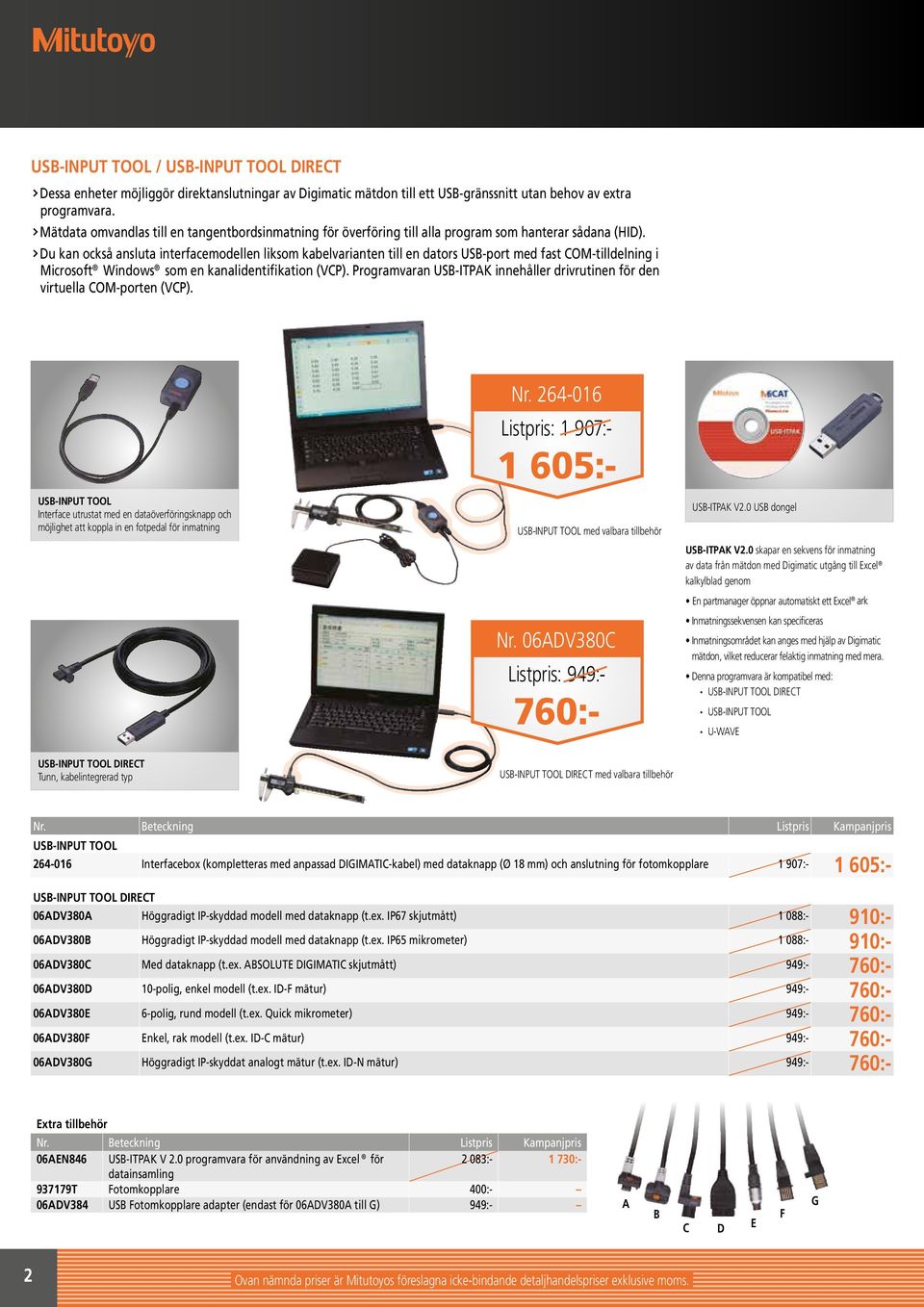 Du kan också ansluta interfacemodellen liksom kabelvarianten till en dators USB-port med fast COM-tilldelning i Microsoft Windows som en kanalidentifikation (VCP).