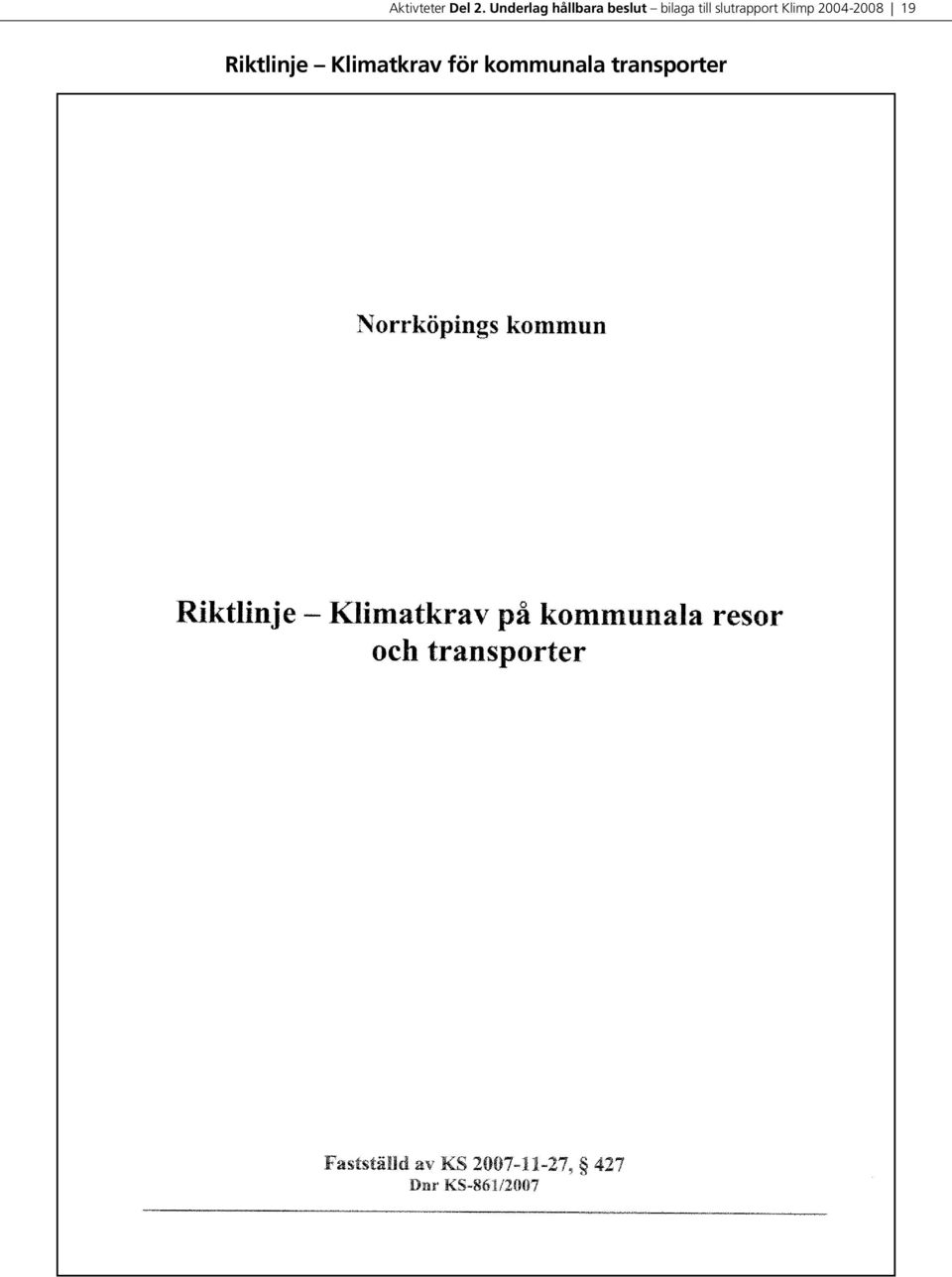 till slutrapport Klimp 2004-2008