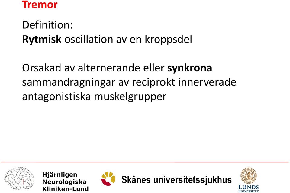 eller synkrona sammandragningar av