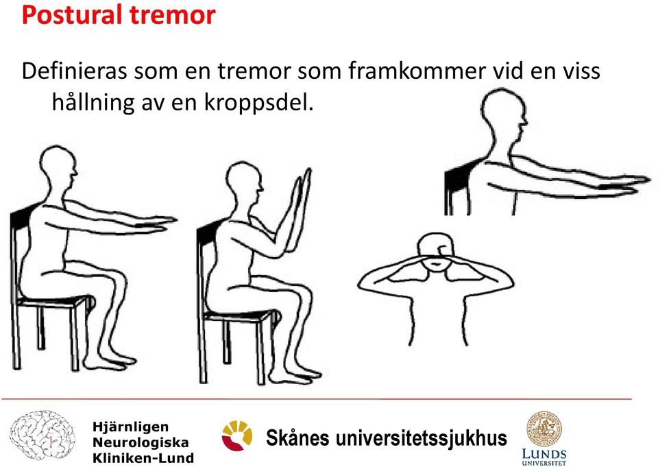 tremor som framkommer