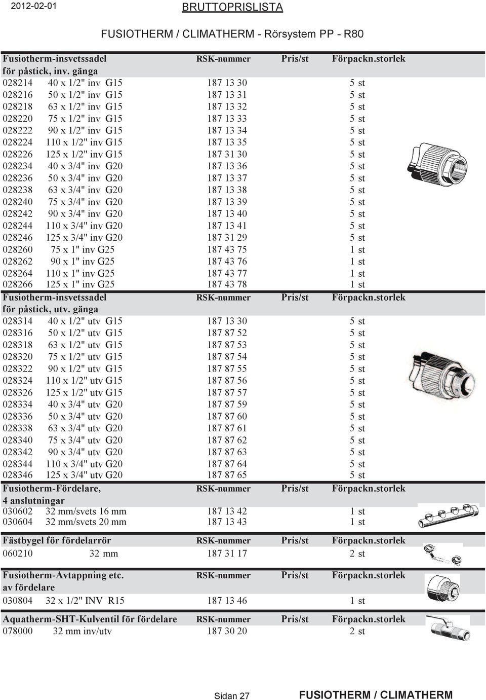 34 5 st 028224 110 x 1/2" inv G15 187 13 35 5 st 028226 125 x 1/2" inv G15 187 31 30 5 st 028234 40 x 3/4" inv G20 187 13 36 5 st 028236 50 x 3/4" inv G20 187 13 37 5 st 028238 63 x 3/4" inv G20 187