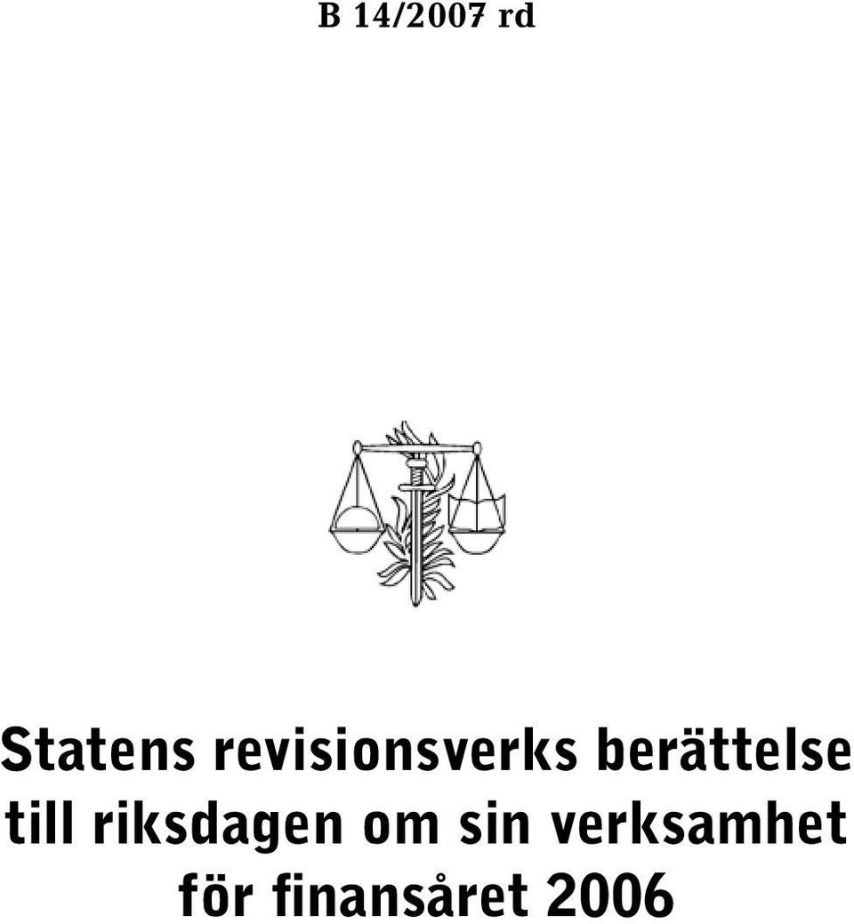 berättelse till