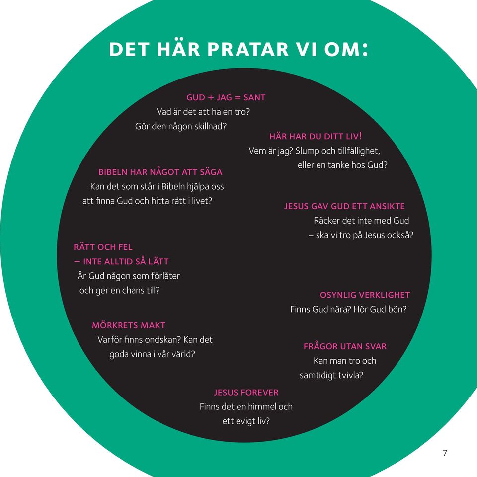 rätt och fel inte alltid så lätt Är Gud någon som förlåter och ger en chans till? mörkrets makt Varför finns ondskan? Kan det goda vinna i vår värld?