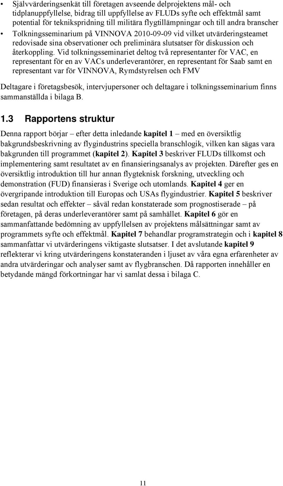 återkoppling.
